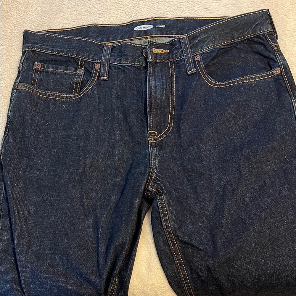 Old Navy Blue Relaxed Jeans Classic Style